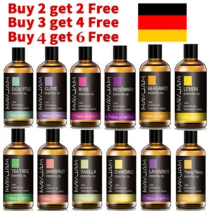 MAYJAM 100ml Ätherisches Öl Naturrein Duftöl für Diffusor Luftbefeuchter Massage - Bild 1 von 47