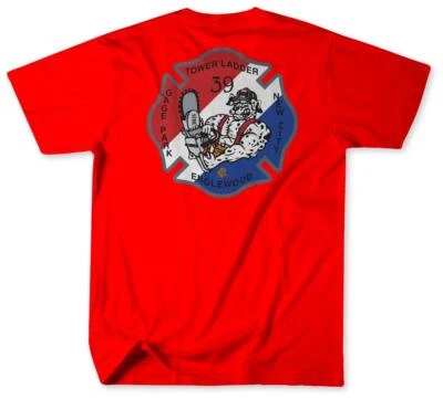 Unofficial Chicago Fire Department Firehouse 123 Tower Ladder Shirt v2 - Image 1 of 4