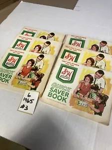 Libro ahorrador de estampillas verdes vintage S&H completo con estampillas 6 libros 1965..#3 - Imagen 1 de 2