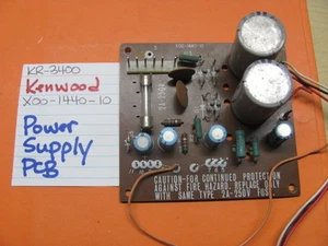 📈KENWOOD X00-1440-10 POWER SUPPLY PCB KR-3400 STEREO RECEIVER - Picture 1 of 1