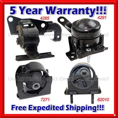 Juego de montaje de motor y transmisión automático K026 para Toyota RAV4 2004-2005 2,4 L 4 piezas Foto 1 de 4