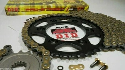 2008-2012 BMW F650 GS SE DID 525 VX3 X-Ring OEM Gold Chain and Sprockets Kit - Image 1 of 3