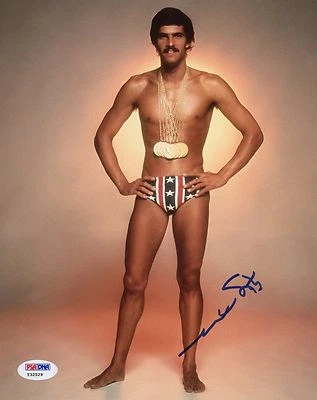 Mark Spitz 8x10 Photo Signed Autographed Auto PSA DNA Olympic Gold Medal Swim - Image 1 of 2