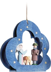 Baumbehang Wolke Heilige Familie 9 cm #13403 - Bild 1 von 2