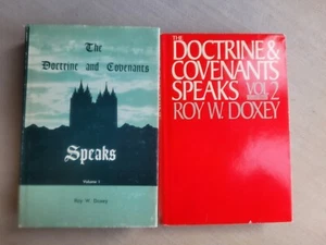 The Doctrine & Covenants Speaks Vol 1 & 2 Vintage 1970s LDS by Roy W Doxey - Picture 1 of 12