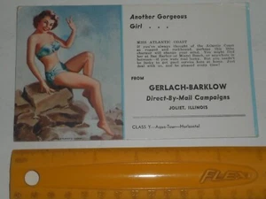 Pin Up Girl Tintenlöscher MISS ATLANTIC COAST PEARL FRUSH GERLACH BARKLOW um 1950 - Bild 1 von 7