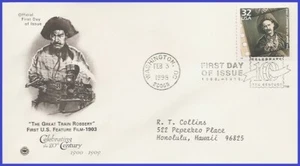 USA5 #3182c ADDR PCS ARTCRAFT FDC   1900 Great Train Robbery - Picture 1 of 1