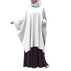 Abaya Muslim Kaftan Top Women Prayer Dress Large Khimar Burqa Ramadan Robe Eid
