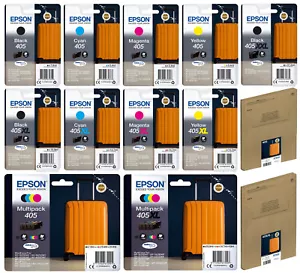 Epson 405, 405XL, Koffer Tintenpatronen, WorkForce WF-7835TWF, WF-7840TWF, KONVOLUT - Bild 1 von 13
