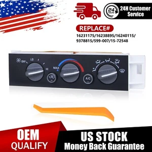 A/C Heater Climate Control Switch 599-007 For Chevy GMC C1500-C3500 K1500-K3500 - Picture 1 of 9