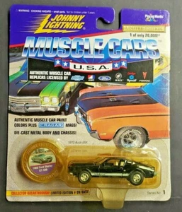 1996 Johnny Lightning Muscle Cars USA 1968 Ford Shelby GT-500 Mustang Black HW6 - Picture 1 of 2