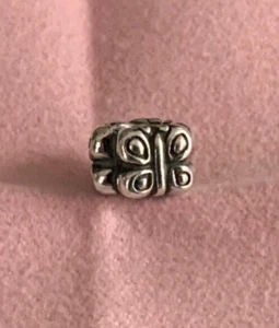Original Pandora Sterling Silber Schmetterling Schieber Zwischenring Charm - NEU - Bild 1 von 5
