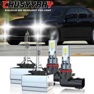 For 2007-2008 BMW Alpina B7 Faros Xenon HID + Lámparas LED antiniebla D1S+9145 - Picture 1 of 12