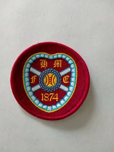 Hearts Heart of Midlothian soccer voetbal Scotland patch RARE Vintage emblem - Imagen 1 de 2