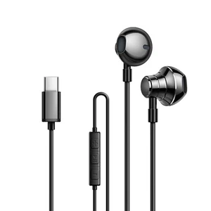 Earphones In Ear Headphones With Microphone Type-C Wired Earbuds For Phone Black - Picture 1 of 7