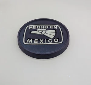 Individueller Getränkeuntersetzer Hecho En México Farbe Metallic Lila  - Bild 1 von 5