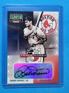2001 Donruss Signature Series Team Trademarks 023/193 Bobby Doerr Auto HOF💥💥💥