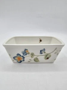 Lenox SCHMETTERLING WIESE Mini Laibpfanne 6558339 Keramik Biene Blumenmuster Libelle - Bild 1 von 7