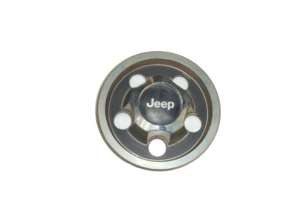 Центральный колпак ступицы колеса Jeep Cherokee Comanche Wrangler хромированный обод 8952-000-153 - Изображение 1 из 4