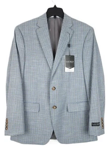 Lauren Ralph Lauren Men's Classic-Fit Ultraflex Blazer Grey/Blue Check 38R NWT - Picture 1 of 4