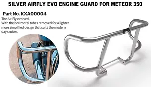 "SILVER AIRFLY EVO ENGINE GUARD" FIT FOR ROYAL ENFIELD METEOR 350 - Bild 1 von 7