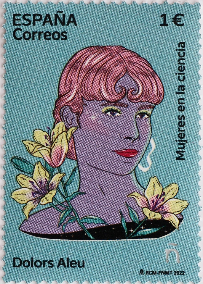 España 2022 Edifil 5588 Sello ** Mujeres en la Ciencia Dolors Aleu i Riera Fisic - Imagen 1 de 1