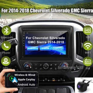 For Chevrolet Silverado & GMC Sierra 2014-2018 Android Navi GPS Car Stereo Radio - Picture 1 of 14