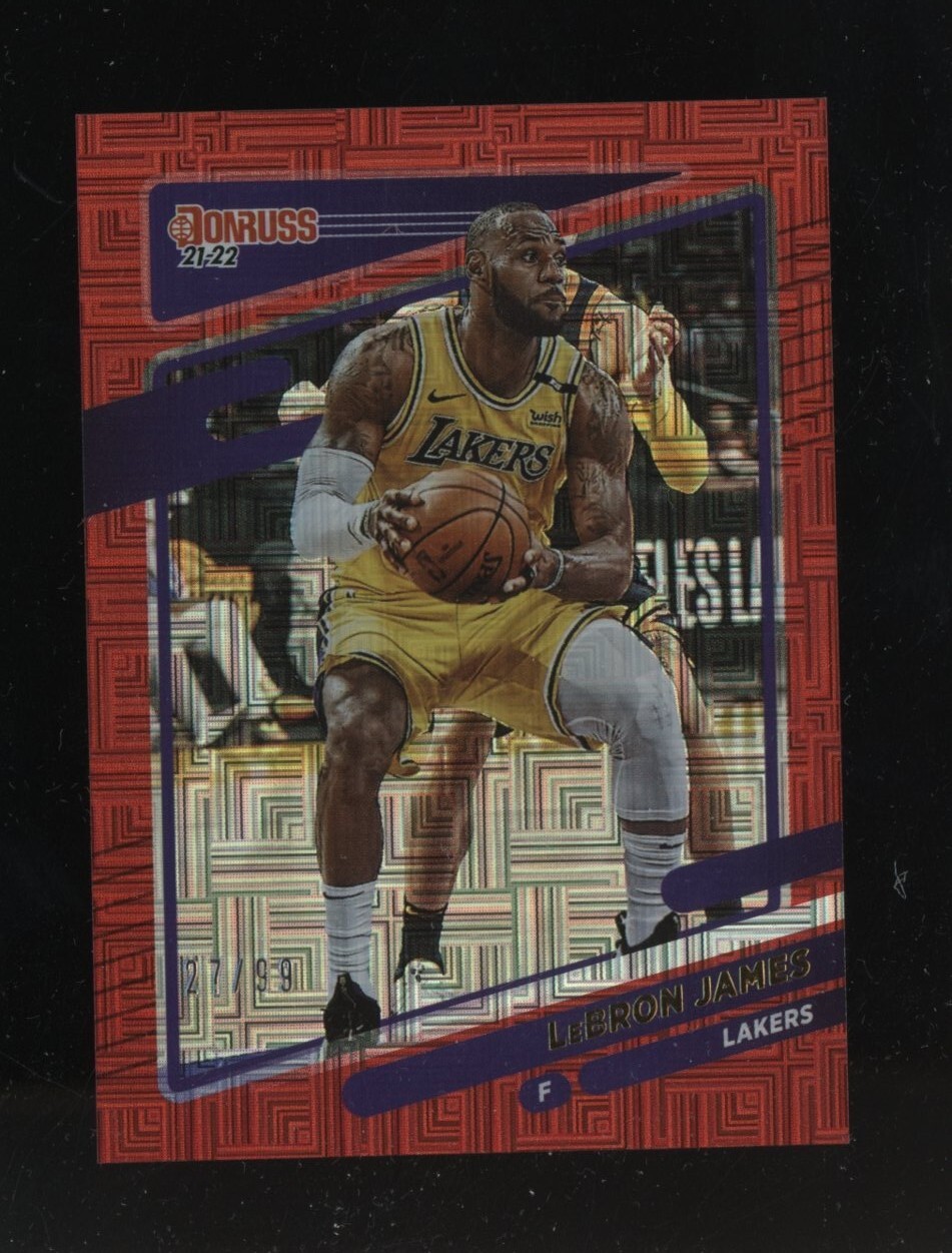 2020-21 Panini Donruss Choice Red #12 LeBron James Los Angeles Lakers /99