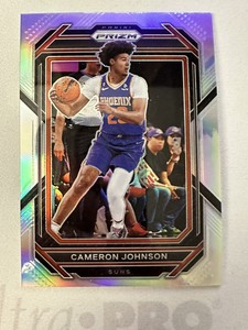 2022-23 Panini Prizm Cameron Johnson Silver Prizm Card #126 Phoenix Suns