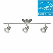 Aspects Solo 2 ft. 3-Light Satin Nickel Led Fixed Track