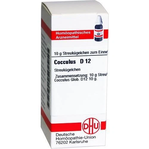DHU-ARZNEIMITTEL GMBH & CO. KG COCCULUS D 12 Globuli 10g PZN 2890104