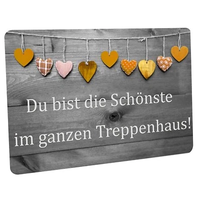 Fussmatte " Du bist die Schönste im ganzen Treppenhaus  "  - Bild 1 von 4