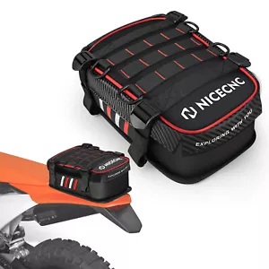 Universal Rear Fender Storage Tool Bag For Honda XR CR CRF XL 250 400 600 650 R - Picture 1 of 11