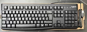 Logitech K120 (920-002524) Business Keyboard - Black Wired Windows UK QWERTY PC - Picture 1 of 6