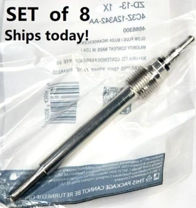 Set of 8 - OEM Diesel Glow Plug for ZD-13 FORD F250, F350 6.0L 4C3Z12A342AA - Picture 1 of 1