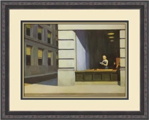 Edward Hopper New York Office Custom Framed Print - Picture 1 of 2