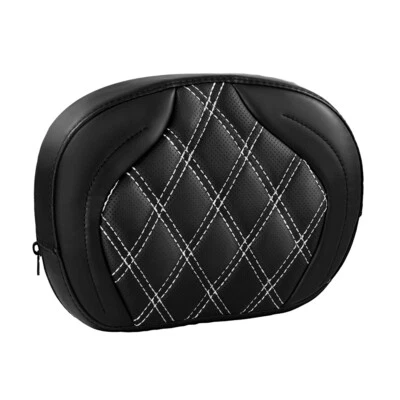 Almohadilla de respaldo de barra Sissy para pasajeros para modelos Harley Touring Softail Sportster Foto 1 de 4