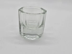 Octagon Shape Clear Glass Dappen Dish  for Dental, Tattoo or Nail Spa - Picture 1 of 3
