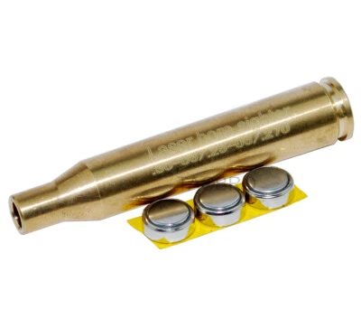 TB ACCESSORIES Red Dot Laser Boresighter Brass Bore Sighter for 30-06 Springfield .25-06 / 270