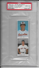 1984 All-Star Game Program Inserts Cal Ripken Jr- boggs psa 10 orioles red soxs