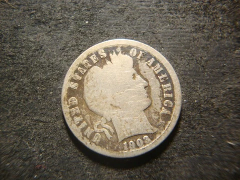 1903-S Full Date Barber Liberty Dime Decent Rims MTX Cover