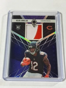 2022 Panini Phoenix Memorabilia Purple /75 Velus Jones Jr #RME-24 Rookie RC - Picture 1 of 2