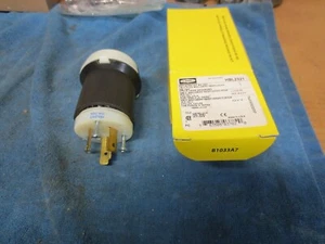 Hubbell HBL2321, 20 Ampere, 250 Volt, 2P3W, Twistlock-Stecker - NEU - Bild 1 von 4