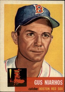 1953 Topps #63 Gus Niarhos DP - NM