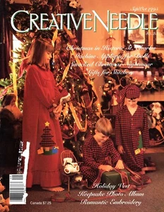 CREATIVE NEEDLE Magazine Sept/Oct 1995 Heirloom Sewing Smocking + Pattern Sheet - Imagen 1 de 2