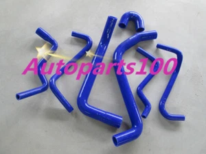 BLUE HOSE COMMODORE VT VX 3.8L V6 97 98 99 00 01 02 SILICONE RADIATOR FOR HOLDEN - Picture 1 of 9