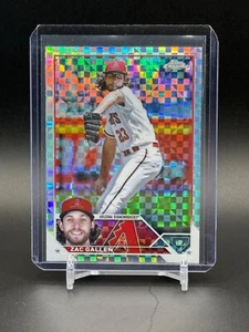 2023 Topps Chrome Zac Gallen Xfractor #49 Diamondbacks - Picture 1 of 6