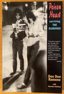 DEE DEE RAMONE Poison Heart: Surviving the Ramones (1998, Trade Paperback) - Bild 1 von 7