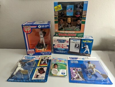 Lote de 6 figuras de béisbol Frank Thomas 1993-98 selladas de fábrica de los Medias Blancas de Chicago Foto 1 de 4