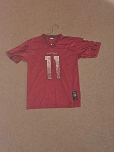 ARIZONA CARDINALS VINTAGE REEBOK JERSEY YOUTH L LARRY FITZGERALD - Picture 1 of 4